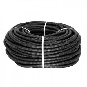 Гофротруба ПНД Д-25 с протяжкой черная (75м) EKF Plast PROxima