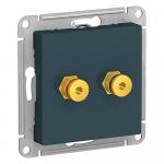 Розетка Аудио С/У Изумруд AtlasDesign