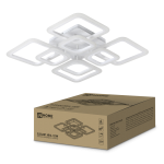 Светильник светодиодный ELEGANT ARIS-120W 120Вт 230В 3000-4000-6500K 8400Лм 590х590х130мм c пультом ДУ белый IN HOME