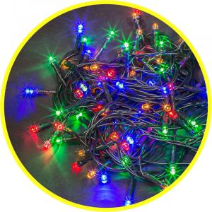 Гирлянда Нить 6,5м 100LED 230V IP20 RGB NGF-S01-100RGBY-5-6.5m-230-C8-G-IP20 Navigator