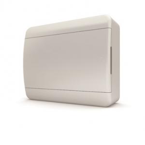 Щит пластиковый распределительный навесной 12 модулей IP41 белая дверь ЩРН-П 12  TEKFOR