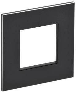 Рамка 1-м Металл Черный Skandy