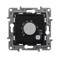 Термостат для теплого пола Антрацит Legrand Etika