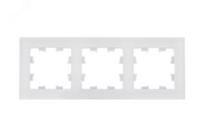 Рамка 3-я, Натуральное стекло Белый AtlasDesign Nature