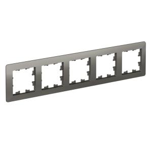 Рамка 5-я, Сталь/дымчатый черный AtlasDesign Air Systeme Electric