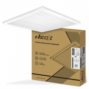 Панель светодиодная универсальная ДВО-02 4540-ПРИЗМА 45Вт 230В 4000К 4500лм 100лм/Вт 595х595х19 NEOX