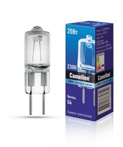 Лампа галогенная G4 220v/20W Camelion