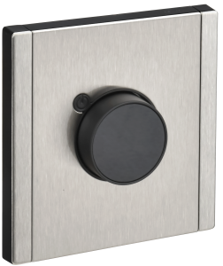 Термостат для теплого пола с электронным индикатором Металл никель Forte&Piano