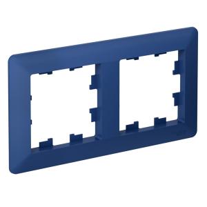 Рамка 2-я, Аквамарин/дымчатый черный AtlasDesign Air Systeme Electric