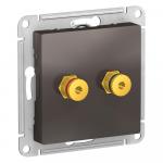 Розетка Аудио С/У Мокко AtlasDesign