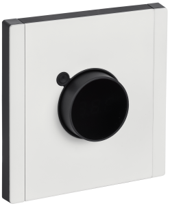 Термостат для теплого пола с электронным индикатором Металл Белый Forte&Piano