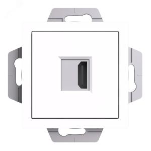 Розетка HDMI Белый AtlasDesign