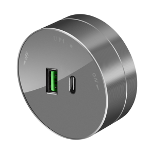 Розетка USB А+С 18Вт 5В/3А Графит MultiTrack Systeme Electric