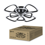 Светильник светодиодный ELEGANT SANSA-120B 120Вт 230В 3000-4000-6500K 8400Лм 650х650х130мм c пультом ДУ черный IN HOME