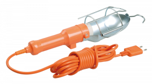 Светильник ИЭК УП - 1Р  5м с выключателем плоская вилка