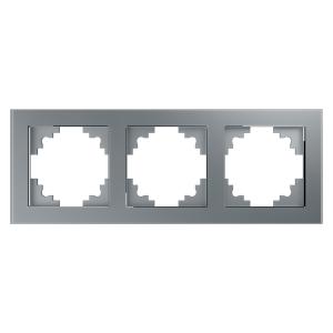 Рамка 3-я стекло Серебро Катрин