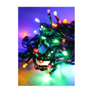 Гирлянда светодиодная 100LED зел. провод 10.8м 8 режимов мигания IP20 мультиколор Космос