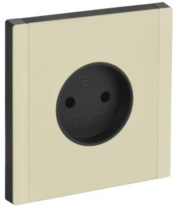 Розетка 1-м 10А С/У винтовое крепление Металл серый сланец Forte&Piano