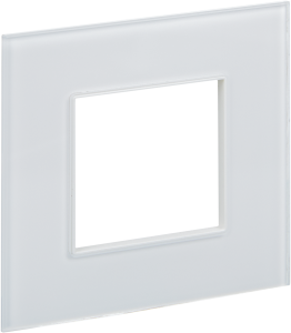 Рамка 1-м Стекло Арктический белый Skandy