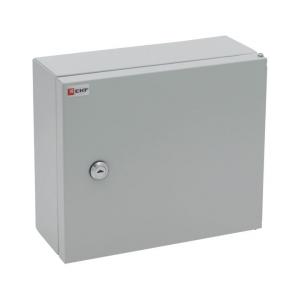 Щит металлический герметичный распределительный навесной 265х310х120 12 модулей IP54 ЩРН-12 EKF