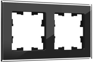 Рамка 2-я Стекло Черный Brite
