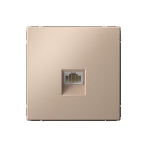 Розетка RJ45 кат.6А С/У Песочный ArtGallery