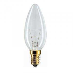 Лампа накаливания В35  60WE14CL свеча прозр PHILIPS