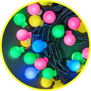 Гирлянда Шарики D1,5см IP20 230V 8 режимов 11,5м NGF-B01-128RGBWW-8-11.5m-230-C8-BL-IP20 Navigator