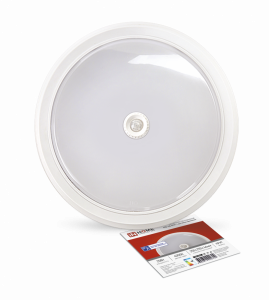 Светильник светодиодный круг накладной с датчиком 20Вт 4000К 250мм СПБ-2Д IN HOME