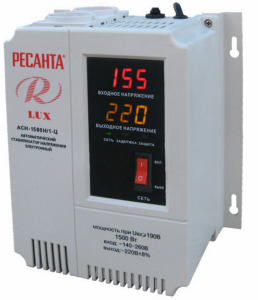 Стабилизатор напряжения АСН - 1500Н/1-Ц Lux 63/6/20