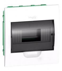 Щит пластиковый распределительный встраиваемый 8 модулей IP40 прозрачная дверь ЩРВ-П 8 City9 Box