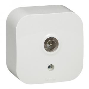 Розетка TV белый Legrand Quteo