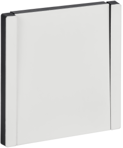 Переключатель 1-кл 10А C/У проходной Металл Белый Forte&Piano