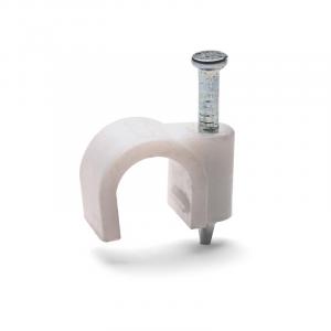 Скоба крепежная круглая СПК 8 (40шт.) Fortisflex