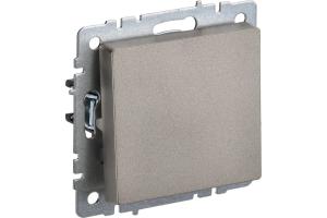 Переключатель 1-кл 10А С/У перекрестный Шампань Brite