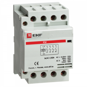 Контактор модульный КМ 63А 3NО+NC (3 мод.) EKF