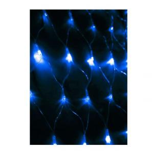 Гирлянда Сеть 240LED 1.8х1.7м с контроллером (разные режимы мигания) провод 3м IP20 син. Космос