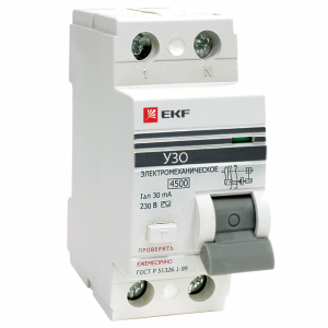 Устройство защитного отключения ВД-100 2P 63А/30мА (эл-мех) EKF PROxima