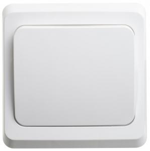 Выключатель 1-кл 10А С/У Белый Etude