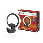 Светильник светодиодный бра ELEGANT BLISS-15B 15Вт 230В 3000-4000-6500K 1050Лм STEP COLOR черный IN HOME