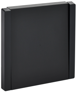 Выключатель 1-кл 10А С/У с индикатором Черный Forte&Piano