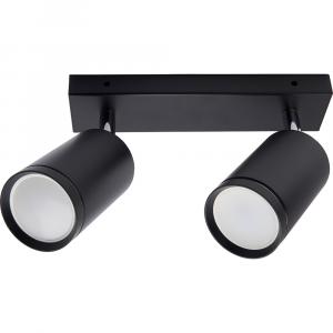 Светильник настенно-потолочный под лампу 2х50W GU10, черный ML202 Feron