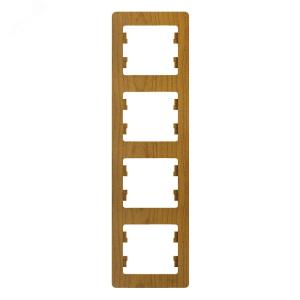 Рамка 4-я вертикальная Дуб Glossa