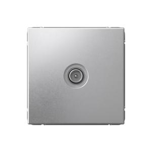 Розетка TV антенна С/У проходная Алюминий ArtGallery