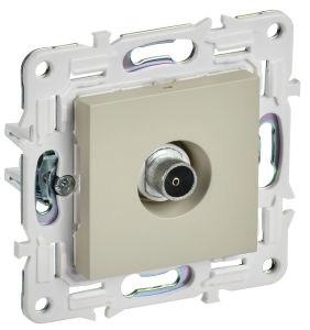 Розетка TV антенна С/У оконечная Бежевый Skandy