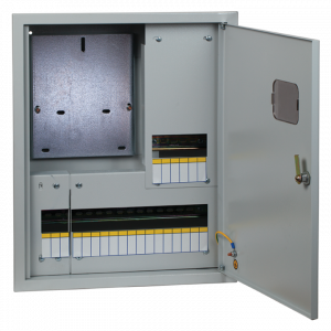 Щит металлический учетный встраиваемый 3фазный/24 модуля 540х440х160 IP31 ЩРУВ 3/24  EKF