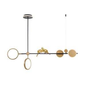 Люстра на штанге Toliman A2613SP-4BK Arte Lamp