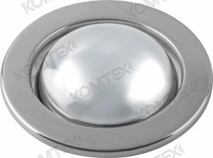 Светильник точечный Р-80 Е27 хром NORMA 80 0 05