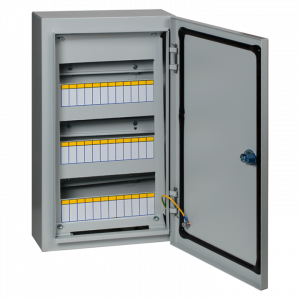 Щит металлический герметичный распределительный навесной 520х310х120 36 модулей IP54 ЩРН-36 EKF