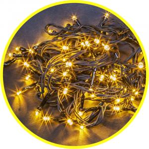 Гирлянда Нить 15,5м 140LED 230V IP44 теплый белый NGF-S01-140WW-10-15.5m-230-C8-BL-IP44 Navigator